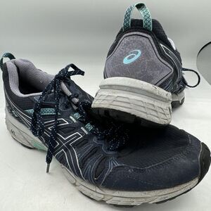 ASICS Shoes Womens Size 11 Gel Venture 7 Blue Purple Trail Running Sneakers